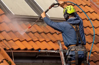 Démoussage et hydrofuge de toiture au Deschaux